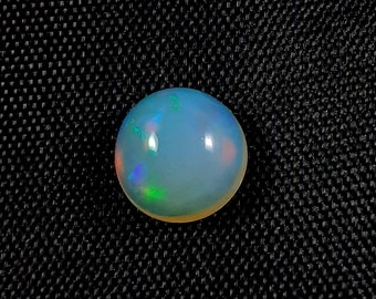 Welo Opal Cabochon: 8mm Round Ethiopian Gemstone