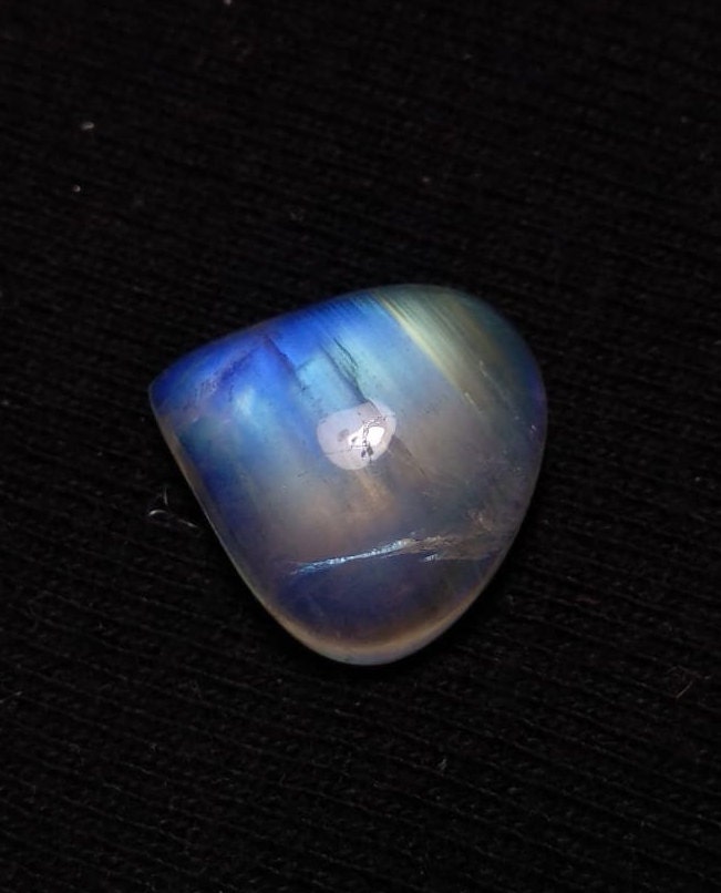 【ハート ムーンストーン ハート シェイプ】 7.25 カラット レインボー ムーンストーン ハートシェイプ ストーン