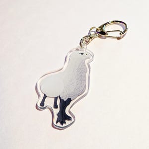 Highwing Keyring, Magical Hippogriff Keyring, Fantasy Creature Keychain, Wizard School-Inspired Gift, Acrylic Animal Charm