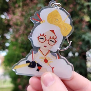 Cute Scientist Keyring, The Legend of Zelda Inspired Keyring