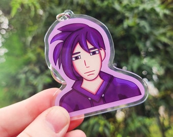 Stardew Valley Sebastian Keyring, Stardew Valley Keyring, Stardew Valley Sebastian Keyring, Gaming Keyring, Pop Culture Keyring