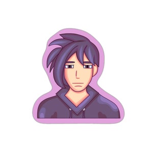 Stardew Valley Sebastian Sticker, Pop Culture Gaming Sticker