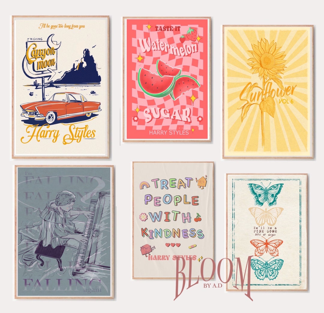 Harry Styles Fine Line Songs / Sunflower/ Watermelon/ Canyon - Etsy