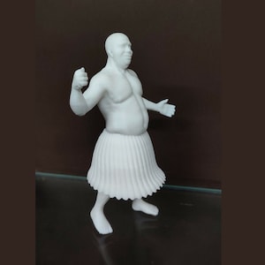 Custom 6&quot; 12&quot; Guran from Phantom Unpainted- 3D Printed Fan Model Statue Figure