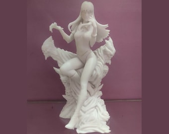 Custom 6" Vampirella Sexy Woman Unpainted figure statue- 3D Printed Fan Art Model