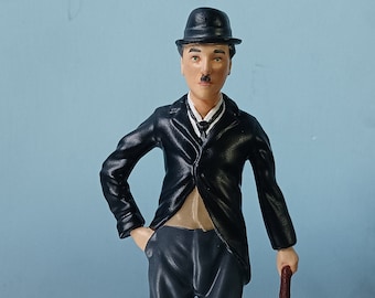 Charlie Chaplin - Scale 1:12 1/24 3D Model Figurine Painted Unpainted Model Statue Replica Doll Figure