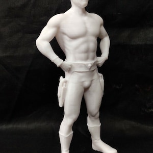 Custom 6&quot; 12&quot; The Phantom Hand on Waist-3D Printed Fan Model Statue Figure