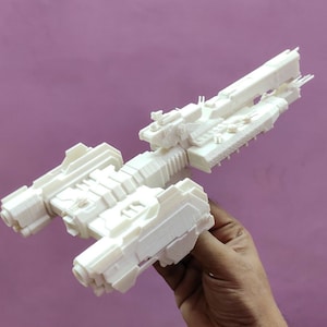 12 Zoll 16 Zoll nicht zusammengebautes Halo Reach Fregatte UNSC Paris Klasse Flugzeug Schiff Raumschiff - 3D Custom Modell