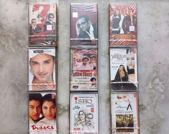 Klasyczne kasety Bollywood do filmów, pop, hindi, ścieżka dźwiękowa, kino vintage nr 19