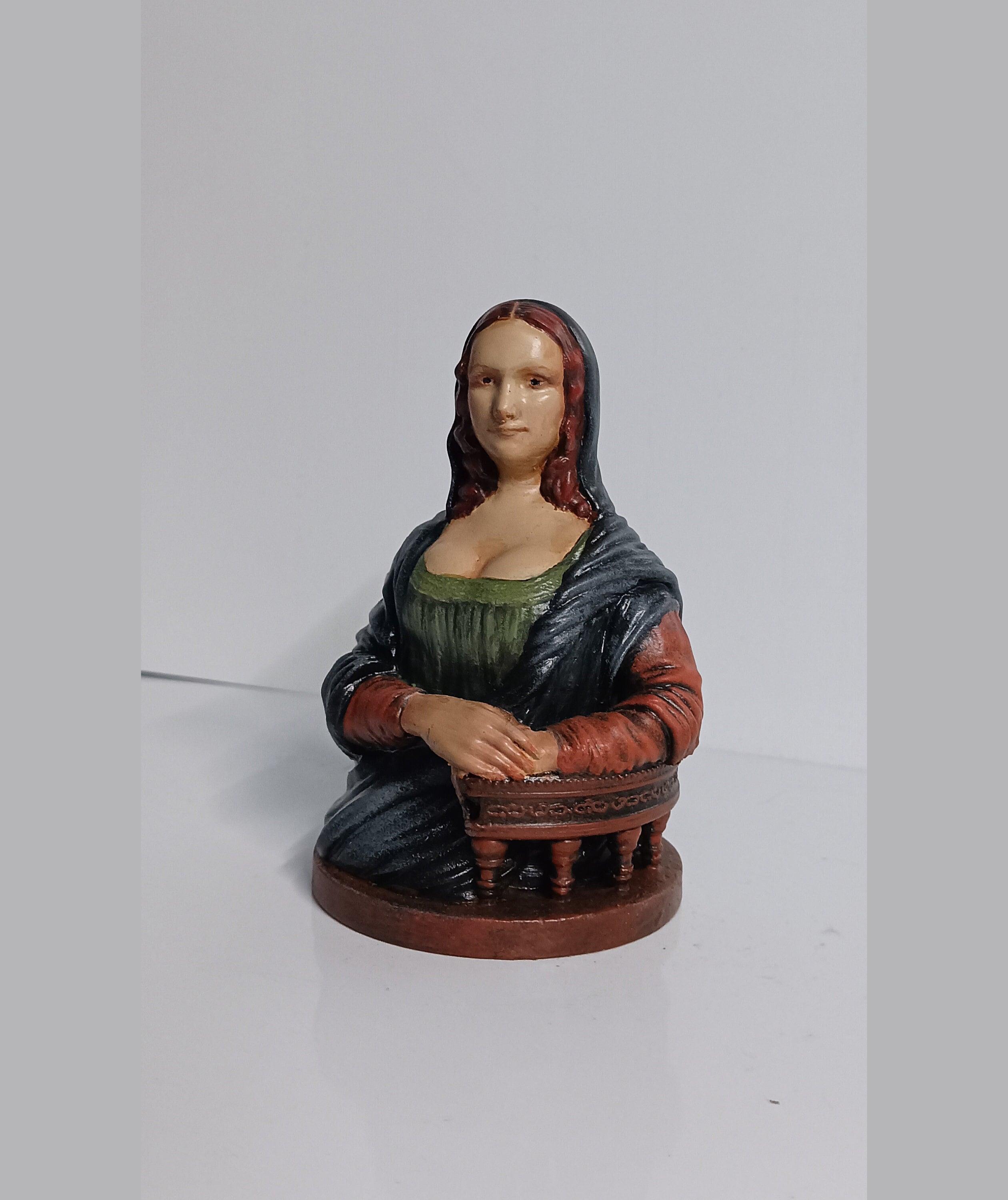 Buste De La Joconde - Figurine Résine Pygmalion 3D - Collection 2023 - Fait En France