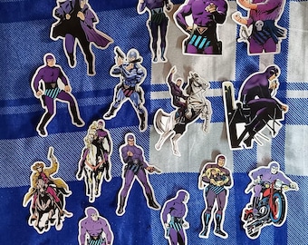 22 stks Phantom Ghost Who Walks Fantomen Vinyl Waterdicht Stickers Gift Home Auto Decor