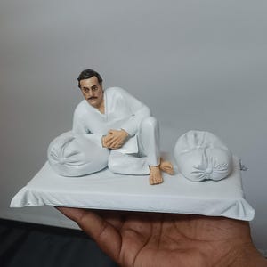 Scale 1:12 Official Maganlal Meghraj Utpal Dutt Joy Baba Felunath movie Replica Merchandise 3D figure Model Satyajit Ray Indian Bollywood
