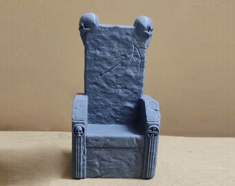 Custom The Phantom Ghost Who Walks Unpainted Skull Throne -3D Printed Fan Art Model