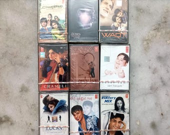 Retro Bollywood Cassettes Tape for Film Pop Fanatics - Classic Hindi Audio Soundtrack, Vintage Cinema Memorabilia #13