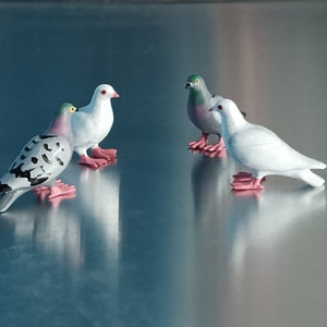 Puppenhaus Mehrfarbig Keramik Vogel Miniatur 1:12
