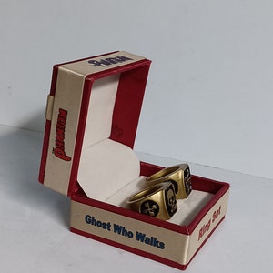 Phantom Rings Skull and Good Mark 3D Print handpainted with Box - Resin Model Movie Props