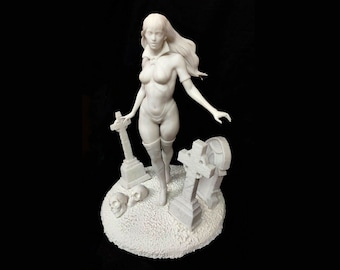 Custom Vampirella Sexy Woman Girl unassembled 1/6 figure statue 28cm-3D Printed Fan Art Model