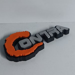 20cm Game Logo 3D Sign Shelf Display 3D Printed Hand Painted Home Decor