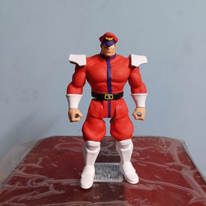 Street Fighter - Articulated 3D Printed Hand Painted Model Statue Figure