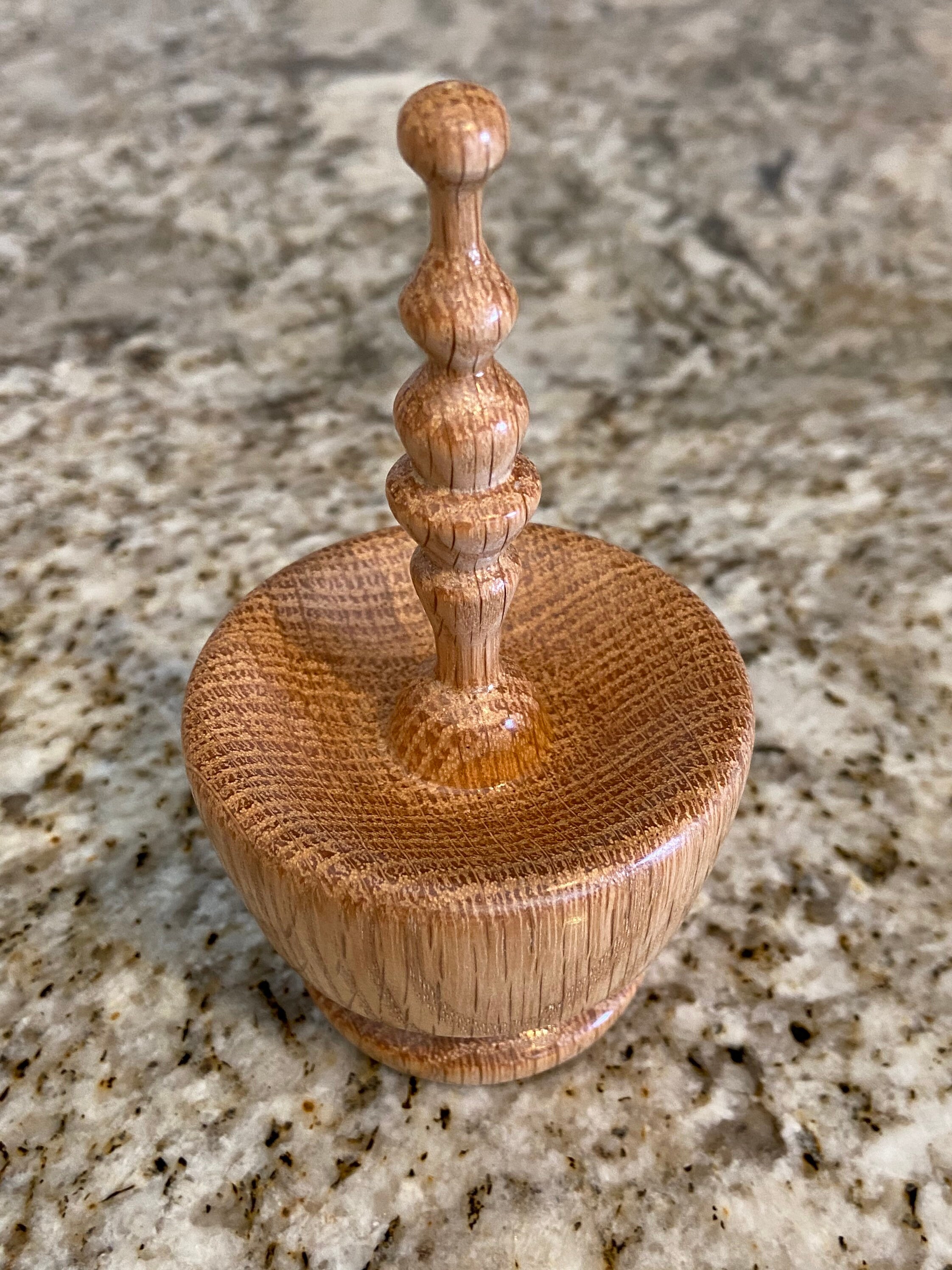 Home & Living Storage & Organization Jewelry Storage Wood turned Red ...