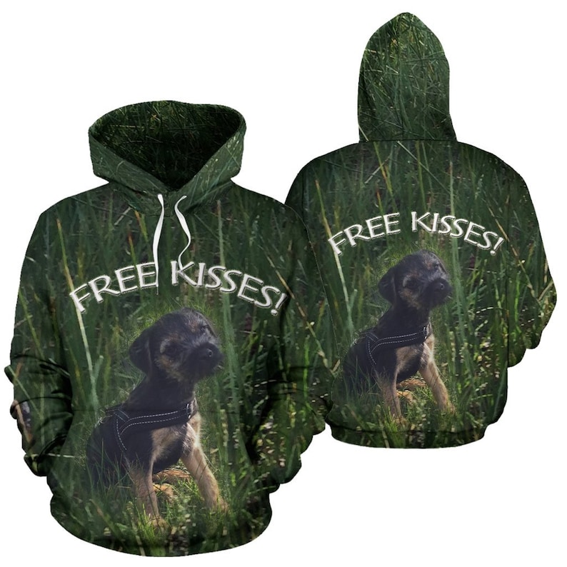 Women/'s Silli Free Kisses Dog Lover/'s Hoodie