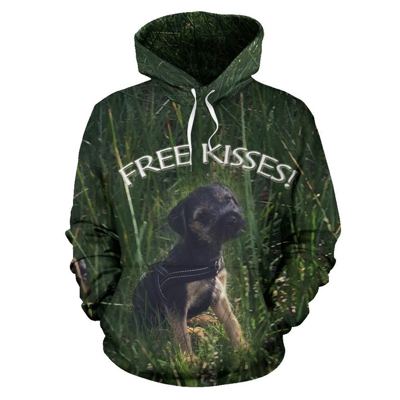 Women/'s Silli Free Kisses Dog Lover/'s Hoodie