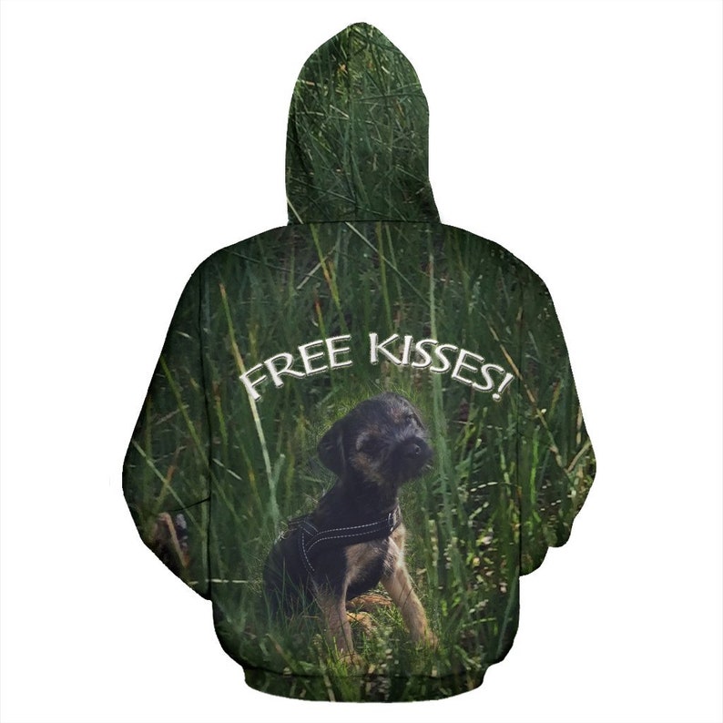 Women/'s Silli Free Kisses Dog Lover/'s Hoodie