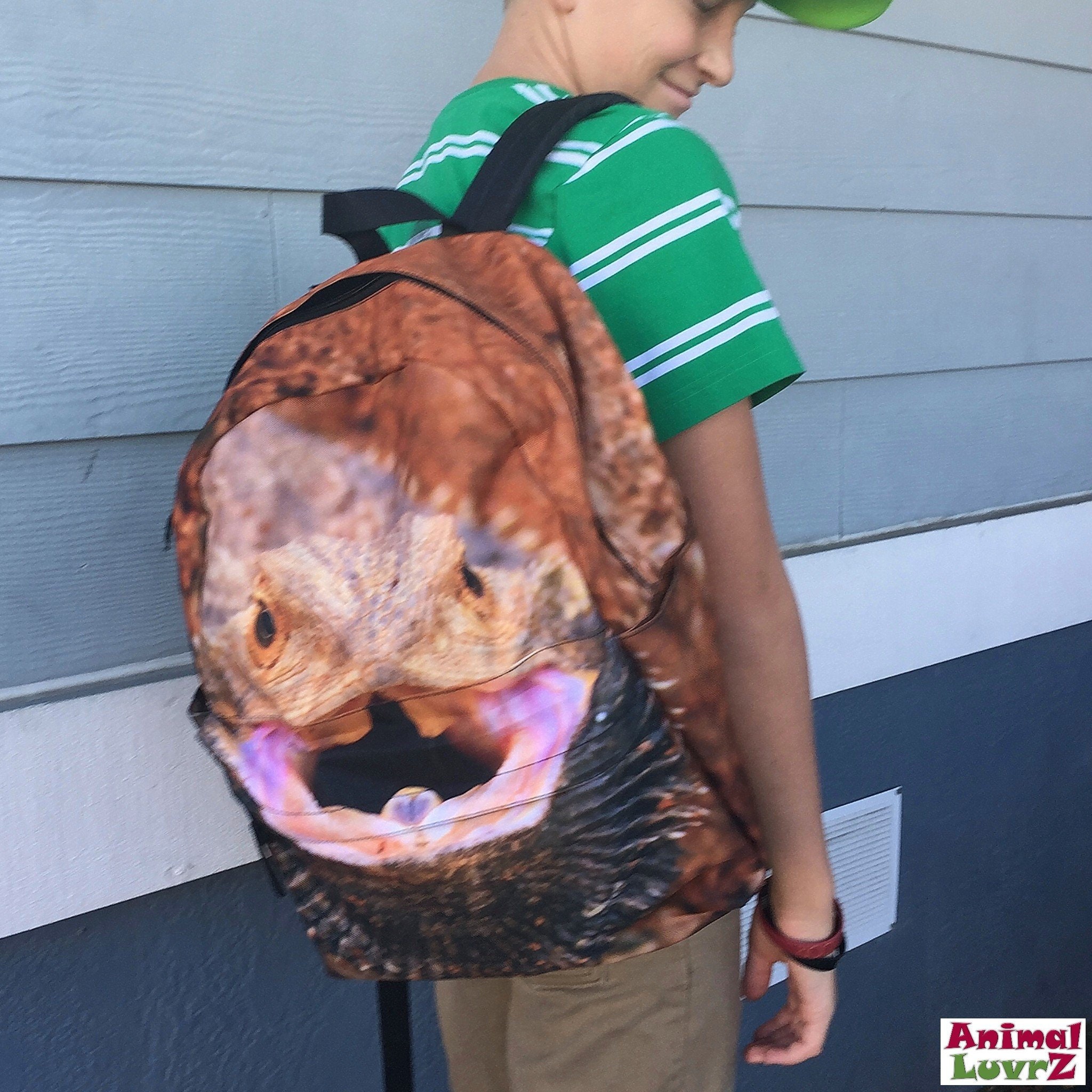 Bearded Dragon Lizard Backpack 3 Sizes Etsy