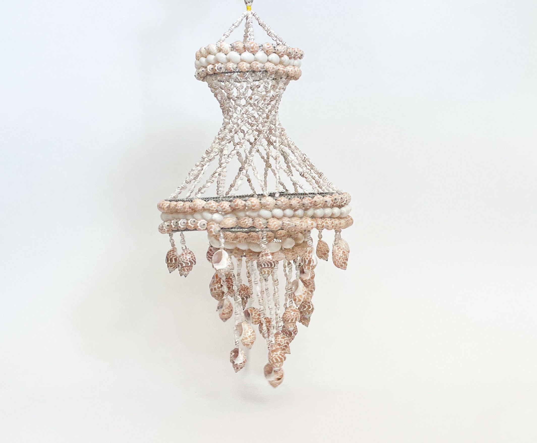 Shell chandelier deals vintage