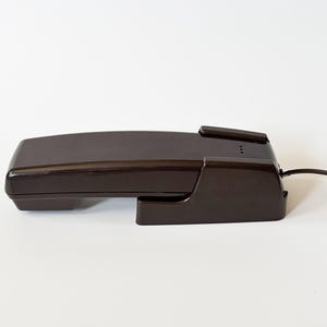 Retro ‘80s Brown Radio Shack Telephone w/ Wall Mount & Touchtone Dial Pad Working Vintage Desk/Wall Landline Phone