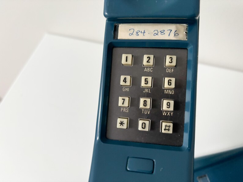 MCM Teal contempra Telephone Working Vintage Northern Electric Desk