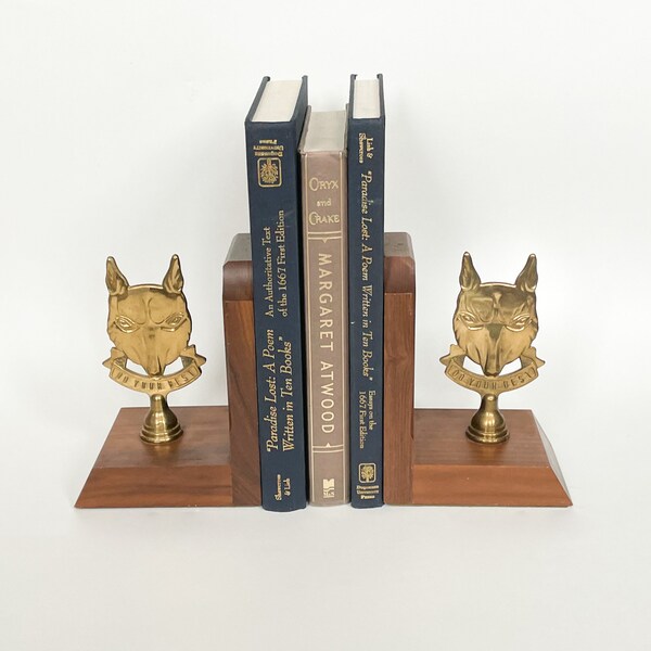 Fox Bookends Etsy