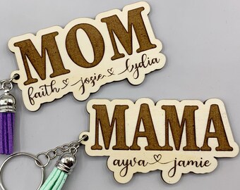 Personalized Mother's Day Keychain