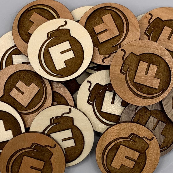 Engraved F-Bomb Coin | FCK it, F Bomb, Explicit, My Last F*ck, F*ck It Coin, Flying F*ck, F*ck It Token, Wooden Coin