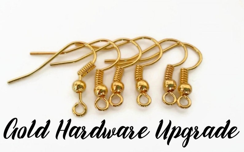 Earring add-on: Gold hardware image 1