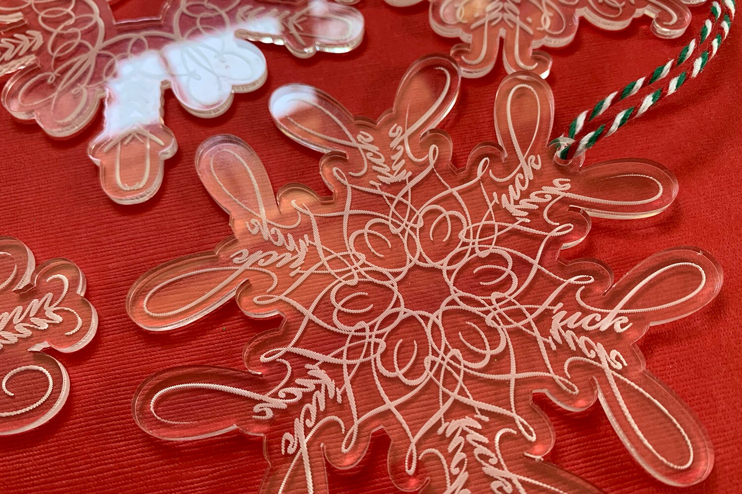 Fuck Snowflake Ornament Mold KCRESINSHOP