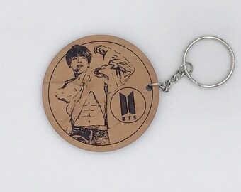 BTS's Jungkook Fake Love Shirt Lift keychain - BTS Army