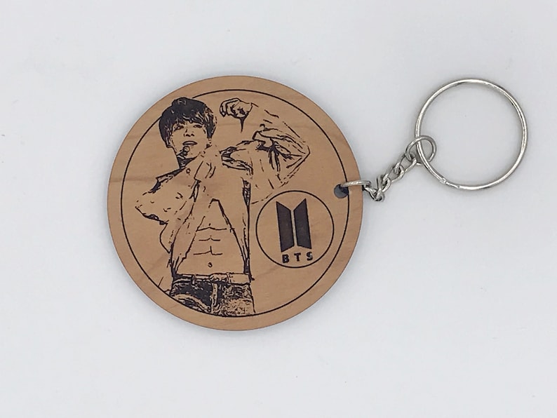 BTS's Jungkook Fake Love Shirt Lift keychain BTS Army image 1