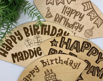 Birthday Candle Fan | Birthday Cake, Pandemic Birthday, Blow out candles, Personalized Birthday Fan