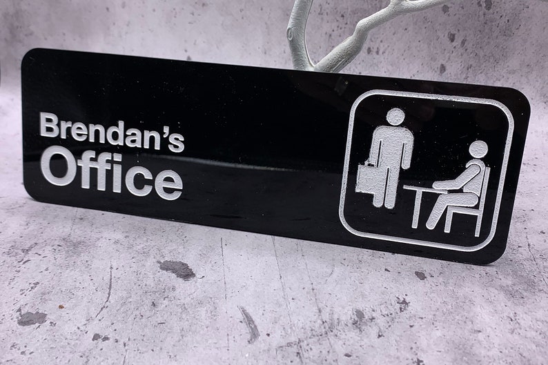 Personalized The Office Nameplate Office Decor Customized Etsy