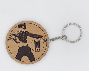 BTS's Jimin Serendipity Nevermind tattoo keychain - BTS Army