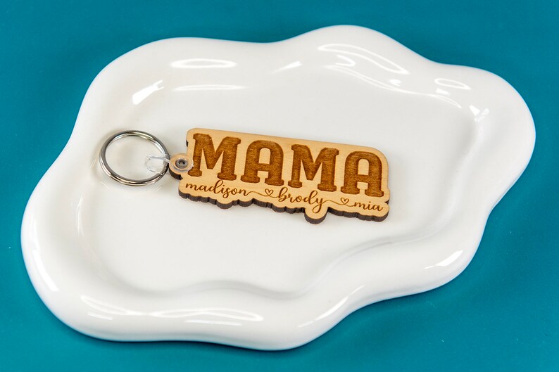 Mama keychain with kids name, customized mom keychain, mom keychain, Mothers Day gift, custom gift for mom, gifts for her gifts for mom image 3