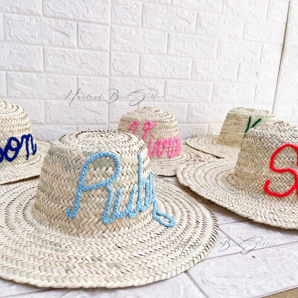 Monogram Floppy Hat Etsy