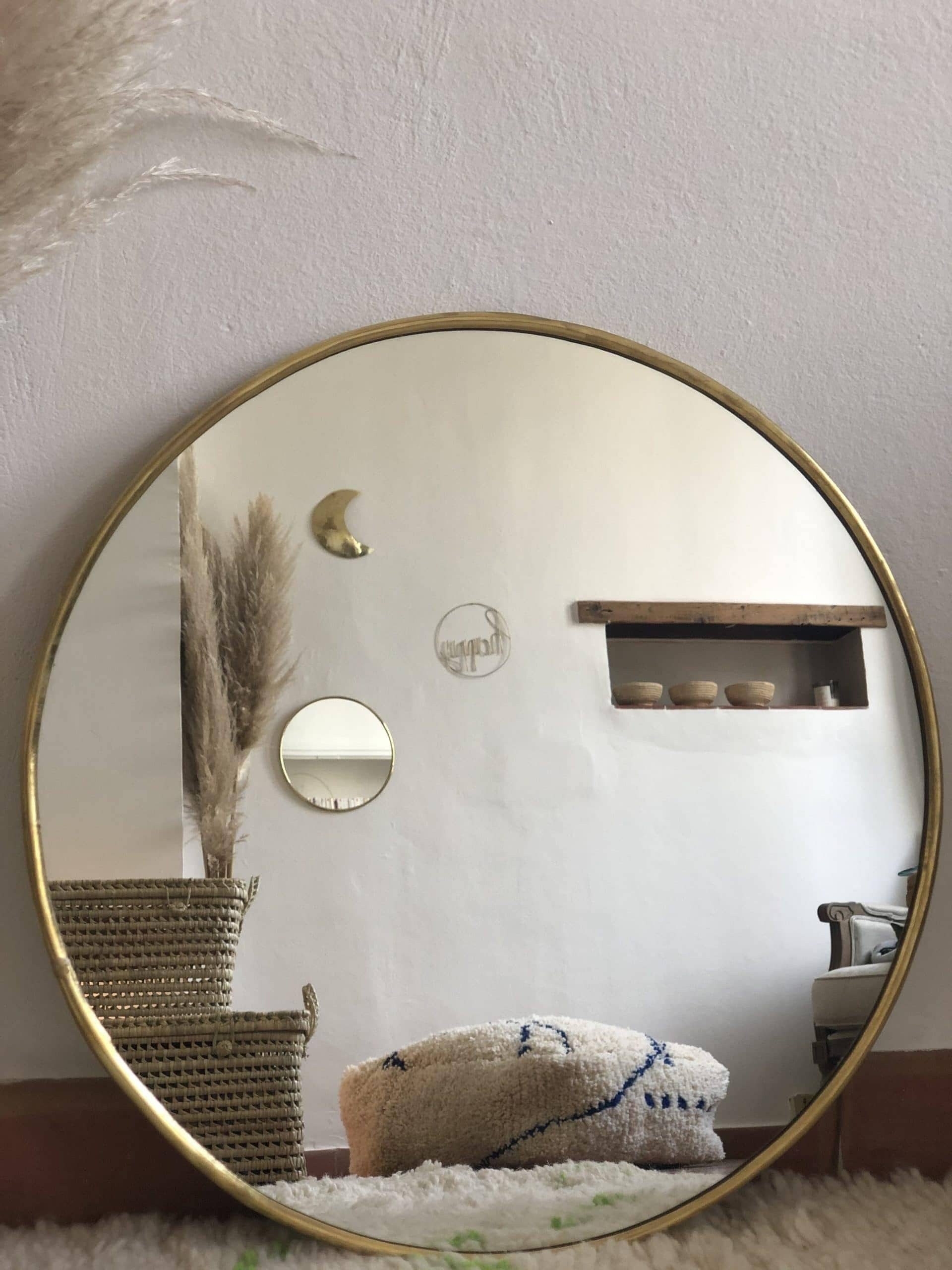 Gold wandspiegel