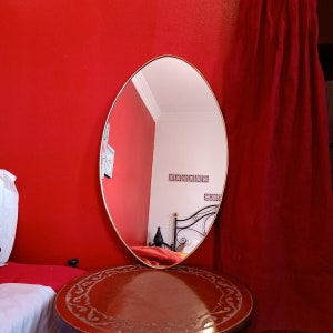 Irregular Golden Mirror, Gold Mirror, Brass Mirror, Handmade Mirror Moroccan Mirror, Bedroom Wall Mirror,Bathroom Mirror, Wall Decor