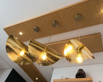 Handgefertigte Messing Pendelleuchte: Moderne Hängelampe
