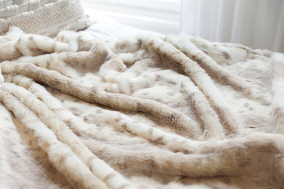 Rabbit Twin Vegan Faux Fur Blanket Comforter Kid S Animal Etsy