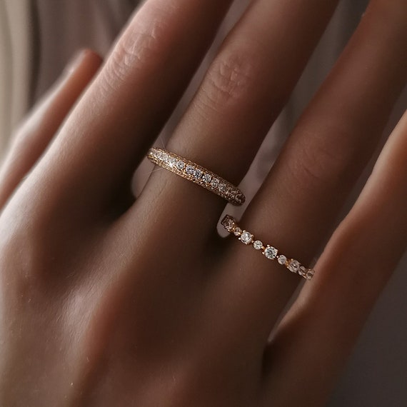 Louise D’or Pave Ring