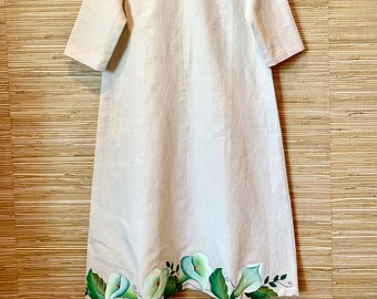 hand paint design in dress