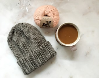 classic cuff beanie [knitting pattern]